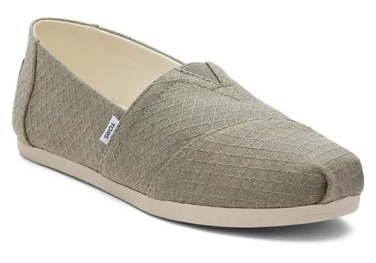 Women WomenAlpargata Vetiver Diamond Texture Grey Diamond TOMS Alpargatas