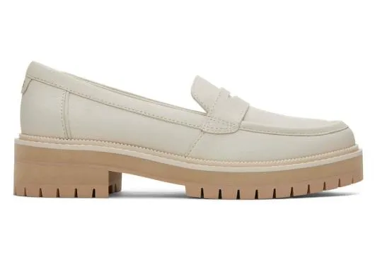 Women WomenCara Light Sand Leather Loafer Light Sand TOMS Dress Casual