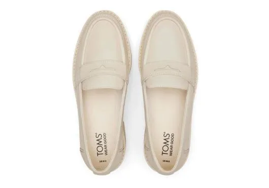 Women WomenCara Light Sand Leather Loafer Light Sand TOMS Dress Casual