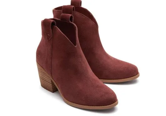 Women WomenConstance Chestnut Suede Heeled Boot Chestnut TOMS Boots and Booties