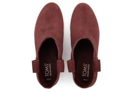 Women WomenConstance Chestnut Suede Heeled Boot Chestnut TOMS Boots and Booties