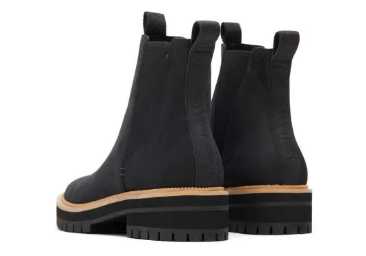 Women WomenDakota Black Water Resistant Leather Boot Black TOMS Boots and Booties