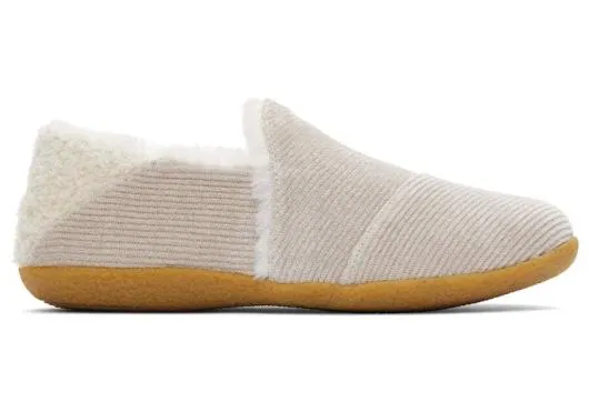 Women WomenIndia Natural Glitter Faux Fur Slipper Natural Glitter TOMS Exclusives