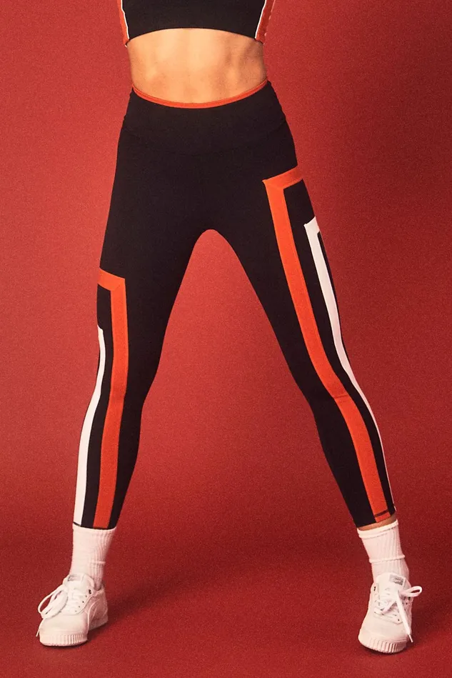 Women Workout Tops Free People New Heights Crop Black Red