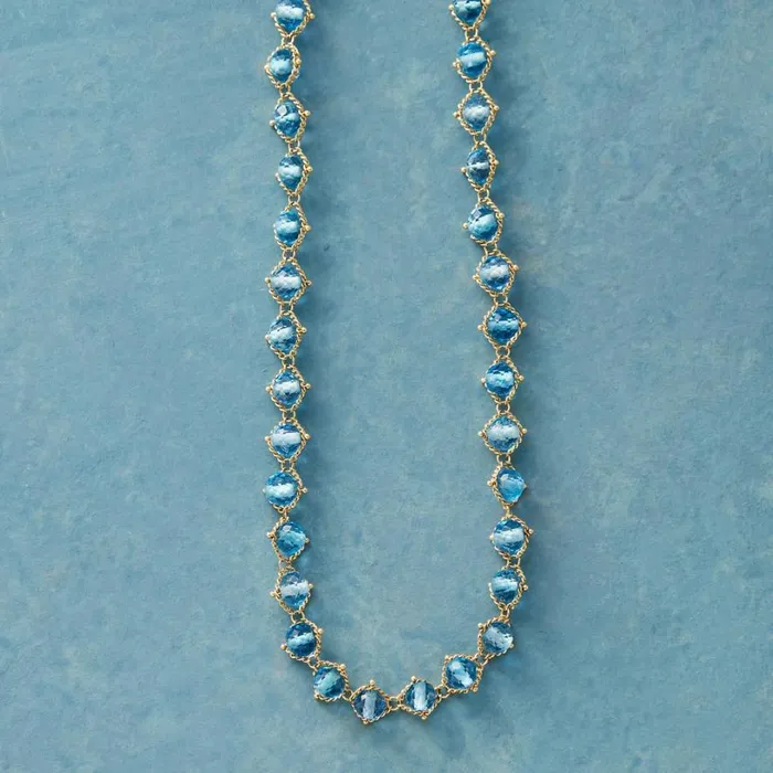 Women Woven Topaz Necklace Sundance Catalog Necklaces