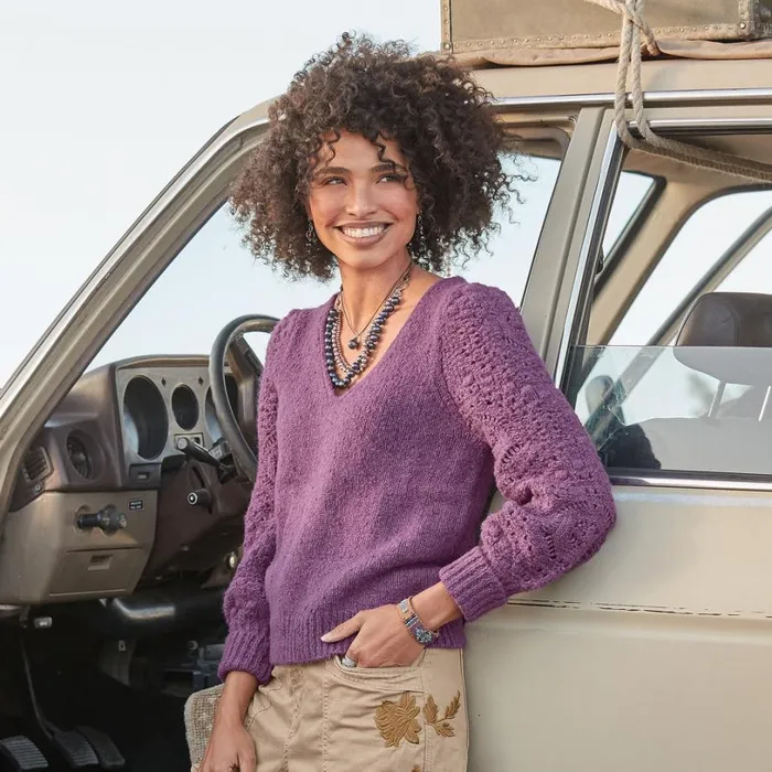 Women Yessica Sweater Petite Spice Sundance Catalog Petite Styles