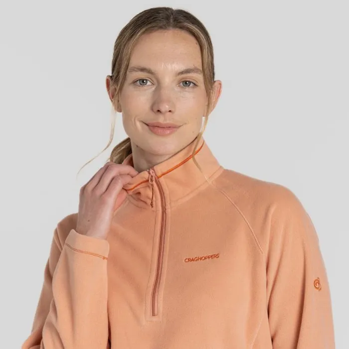 Womens Half Zip Fleece Craghoppers Miska VI Half Zip Fleece Clay Womens Half Zip Fleece Craghoppers Miska VI Half Zip Fleece Clay