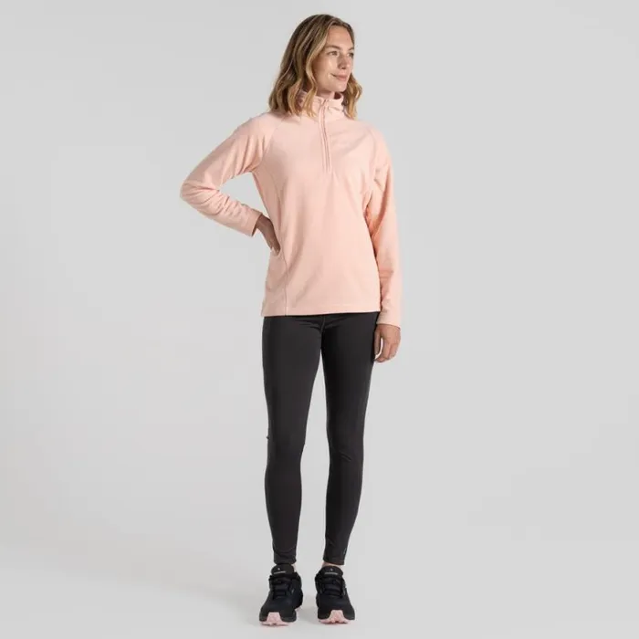 Womens Half Zip Fleece Craghoppers Miska VI Half Zip Fleece Pink Peach Womens Half Zip Fleece Craghoppers Miska VI Half Zip Fleece Pink Peach