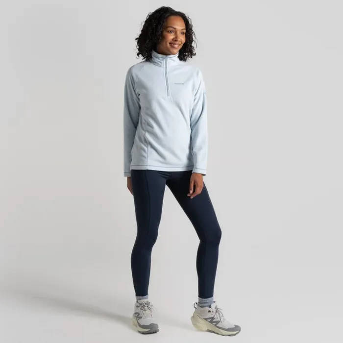 Womens Half Zip Fleece Craghoppers Miska VI Half Zip Fleece Sky Womens Half Zip Fleece Craghoppers Miska VI Half Zip Fleece Sky