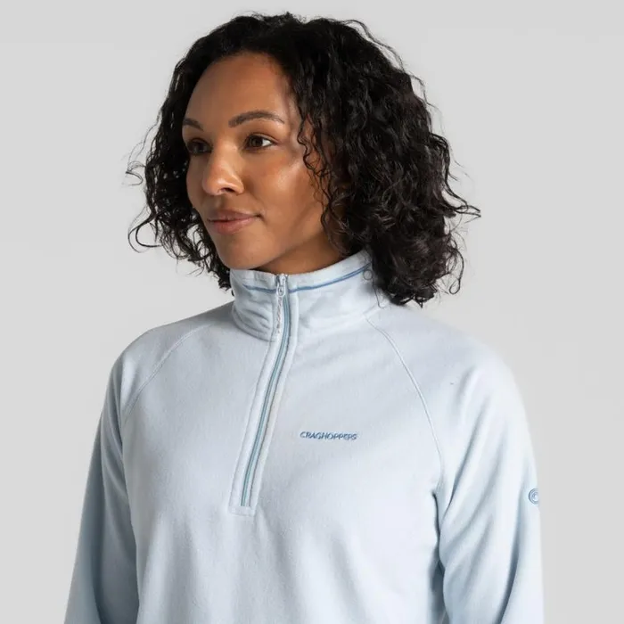 Womens Half Zip Fleece Craghoppers Miska VI Half Zip Fleece Sky Womens Half Zip Fleece Craghoppers Miska VI Half Zip Fleece Sky