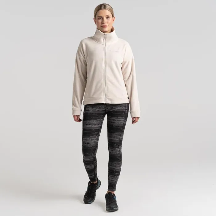 Womens Leggings Craghoppers Kiwi Pro Leggings Charcoal Print