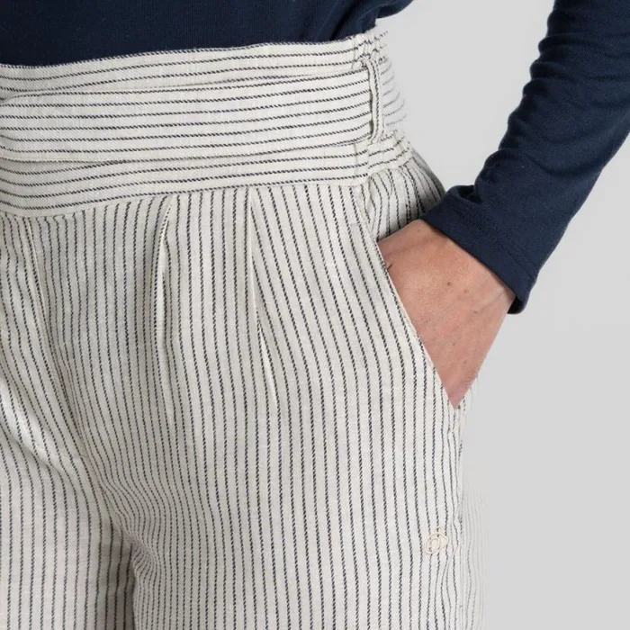 Womens Walking Trousers Craghoppers Nosibotanical Ophelia Trousers Stone Stripe Womens Walking Trousers Craghoppers Nosibotanical Ophelia Trousers Stone Stripe