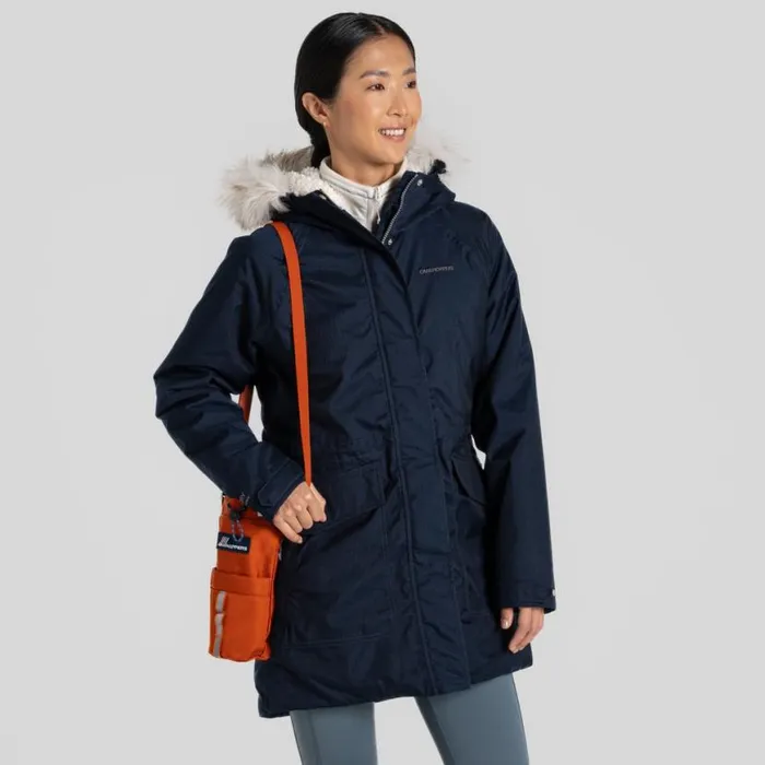 Womens Waterproof Jackets Craghoppers Sofia Waterproof Jacket Blue Navy Marl