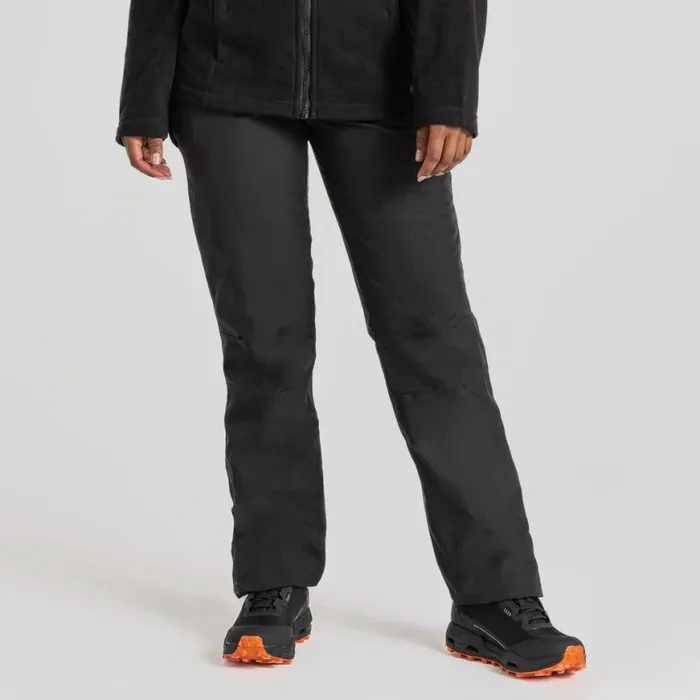 Womens Waterproof Trousers Craghoppers Aysgarth II Thermo Waterproof Trousers Black