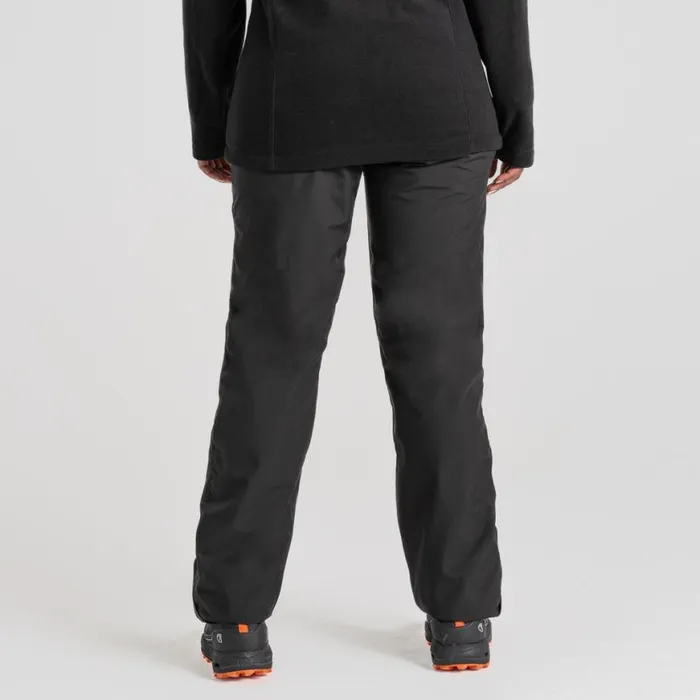Womens Waterproof Trousers Craghoppers Aysgarth II Thermo Waterproof Trousers Black