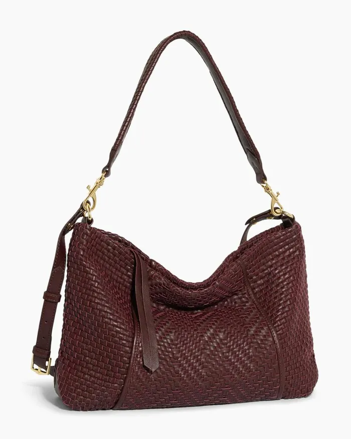 Woven All For Love Convertible Hobo True Plum Women Aimee Kestenberg Shoulder Bags
