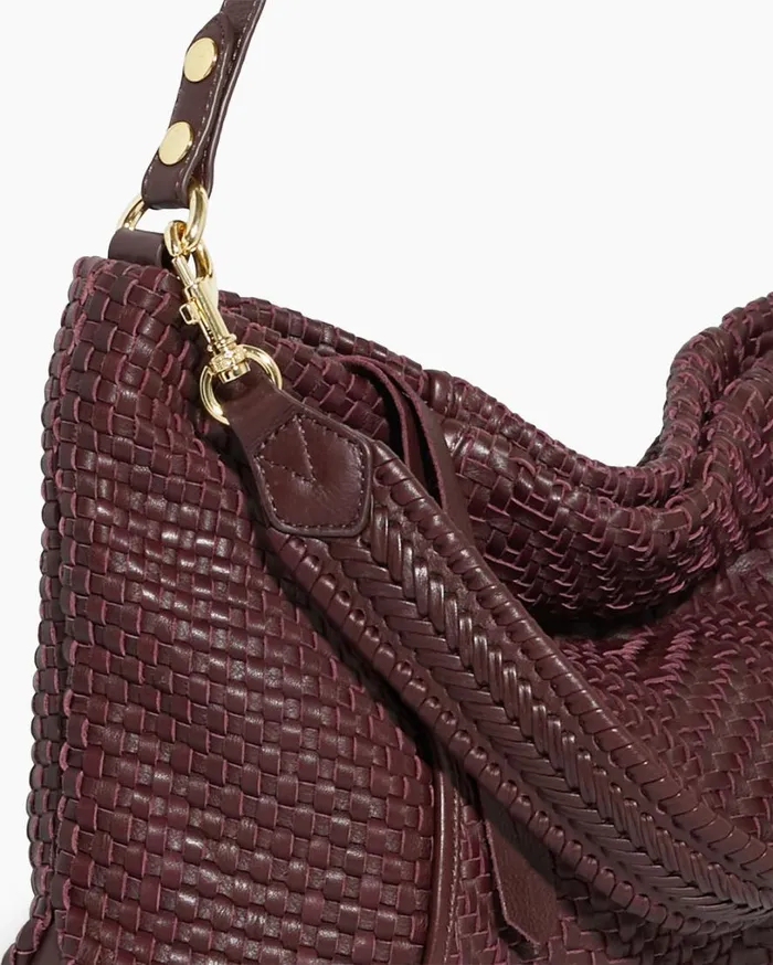 Woven All For Love Convertible Hobo True Plum Women Aimee Kestenberg Shoulder Bags