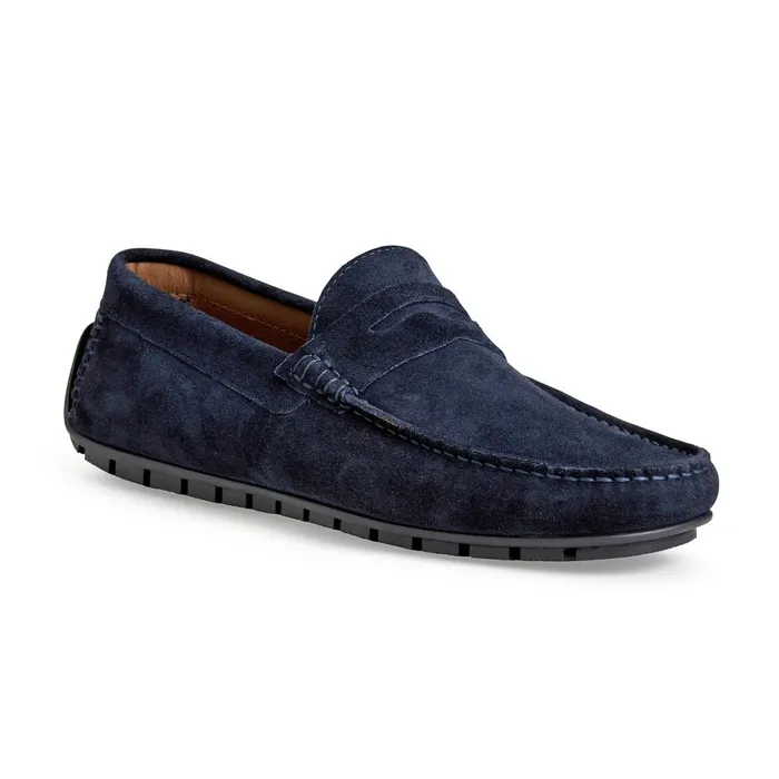 XANE CASUAL SUEDE SLIPON DRIVING MOCCASINNAVY Men Bruno Magli Casual Shoes