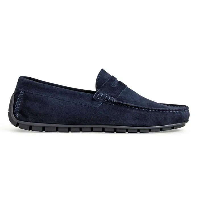 XANE CASUAL SUEDE SLIPON DRIVING MOCCASINNAVY Men Bruno Magli Casual Shoes