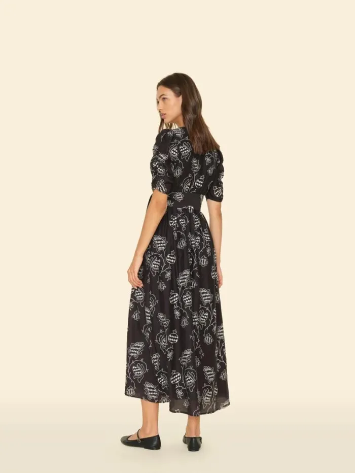 Xirena Black Pom Brinley Dress Women Dresses