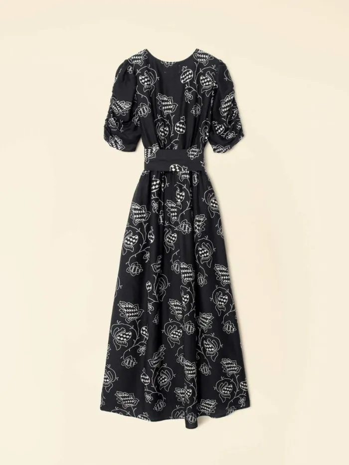 Xirena Black Pom Brinley Dress Women Dresses