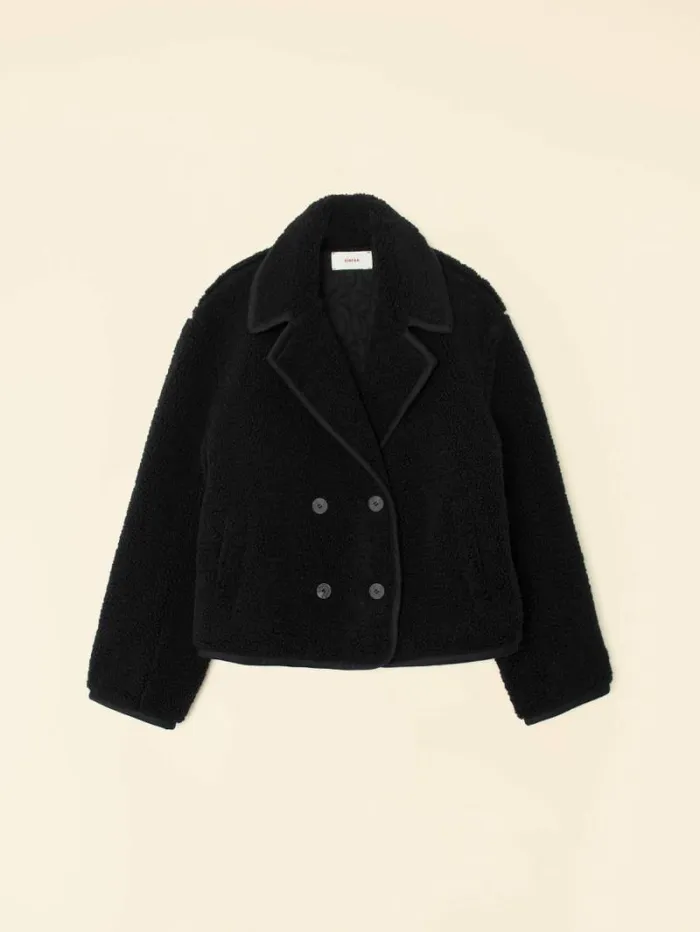 Xirena Black Sammy Jacket Women Sweaters and Jackets