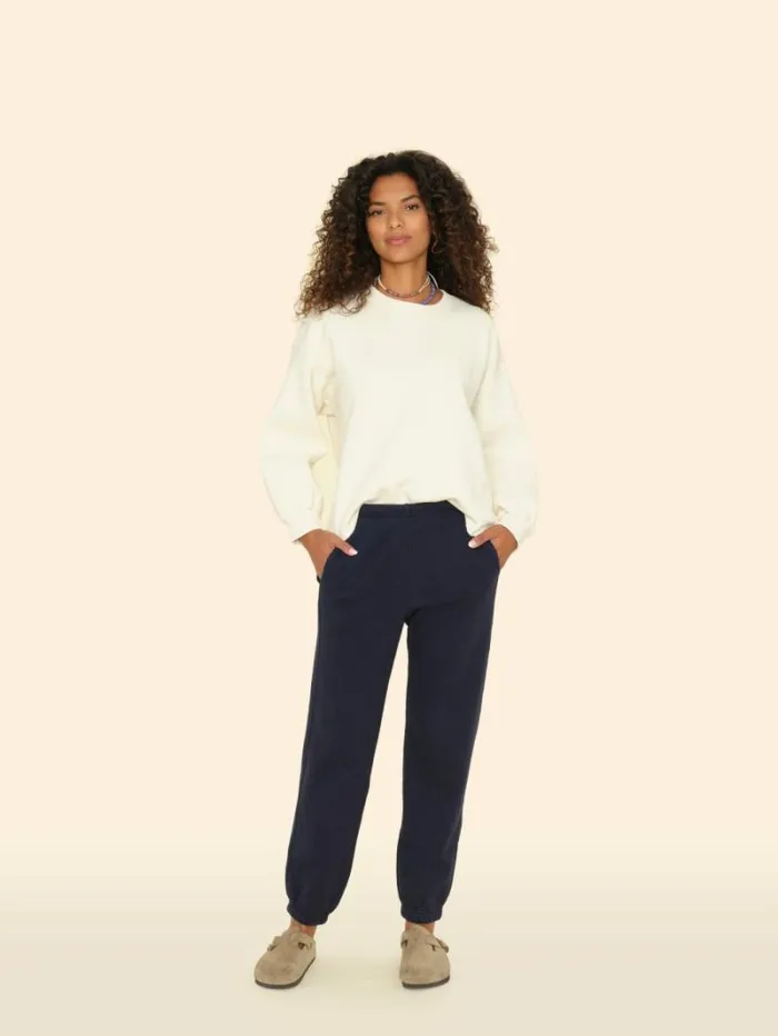 Xirena Navy Davis Sweatpant Women Sweats and Tees