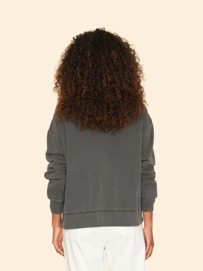 Xirena Vintage Black Benny Cardigan Women Sweats and Tees