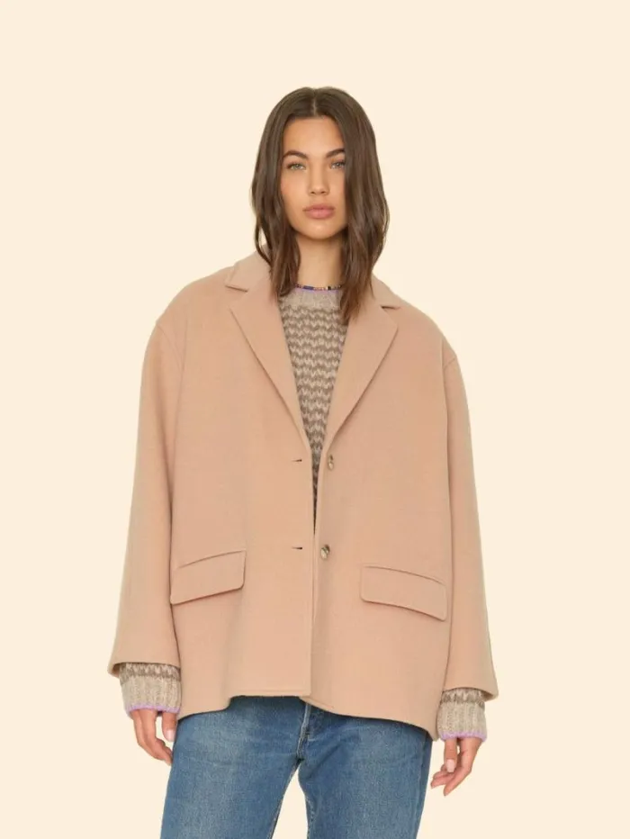 Xirena Warm Camel Rowan Jacket Women Sweaters and Jackets