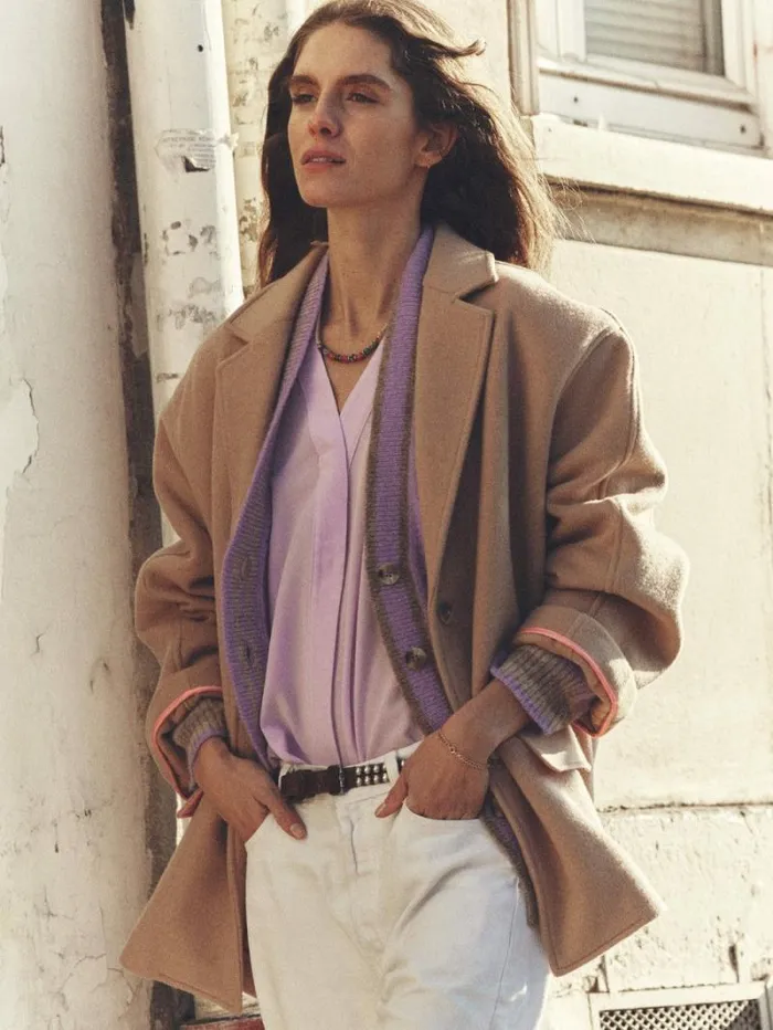 Xirena Warm Camel Rowan Jacket Women Sweaters and Jackets