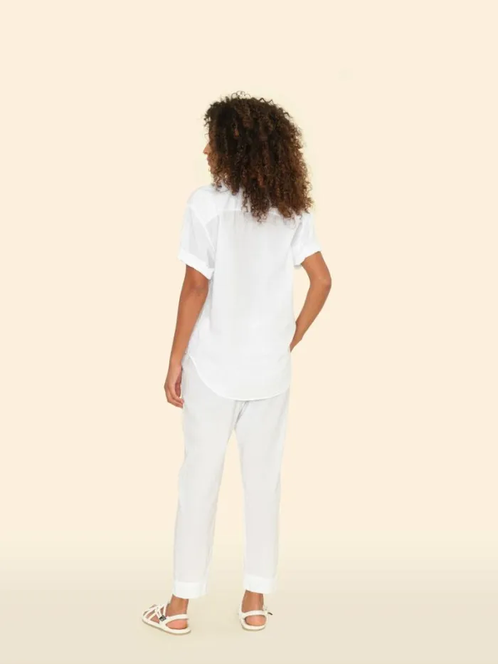 Xirena White Draper Pant Women Pants and Jumpsuits