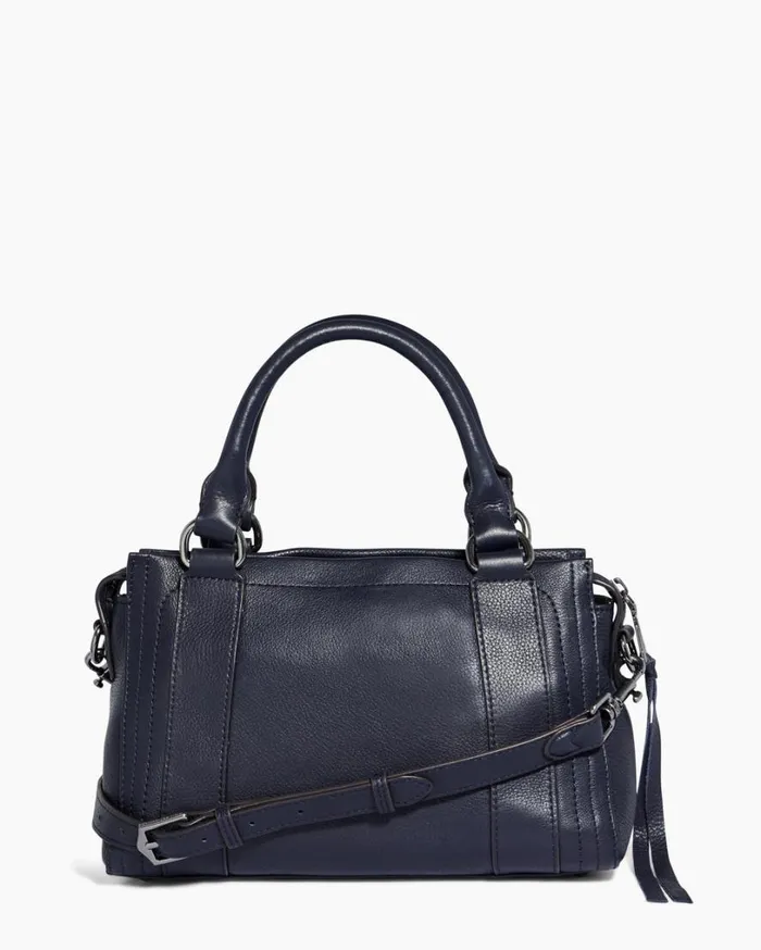 Zip Me Up Mini Satchel Ink Blue Women Aimee Kestenberg Satchels