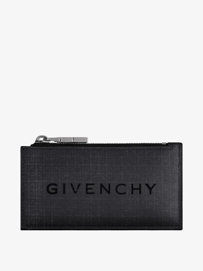 Zipped Wallet In 4g Nylon Black Men Givenchy Wallets and Card Holders